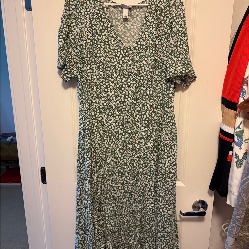 Ava & Viv Green Floral Maxi Dress